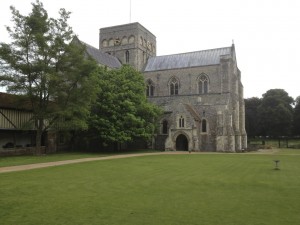 The Norman church of the Hospital of St Cross, Winchester